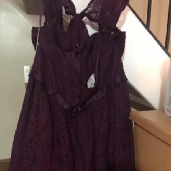 Morilee Dress in Eggplant - Picture 3 of 6